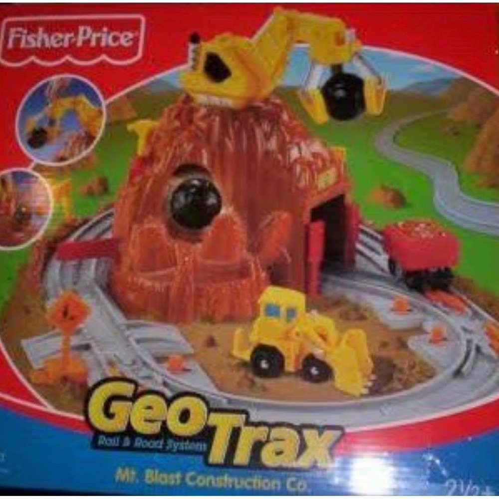 NEW Fisher-Price Geotrax Mt Blast Construction Co NIB